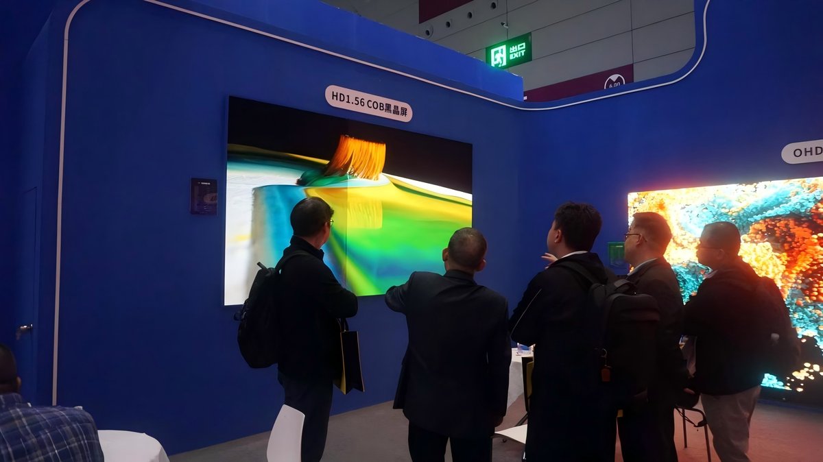 Conference room with NovaVista LED display for clean streaming