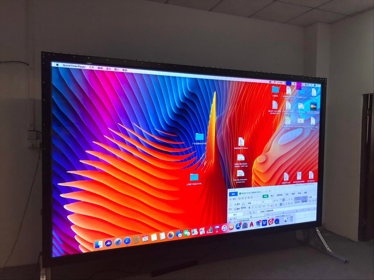 NovaVista Extreme Black Series LED display in real-world operation